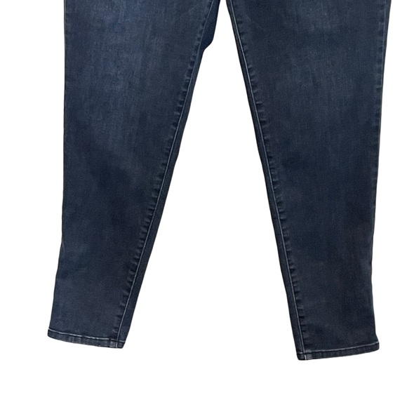 Democracy "Ab"solution Dark Indigo Vintage Denim Ankle Skimmer Jeans Size 12 - Picture 7 of 16